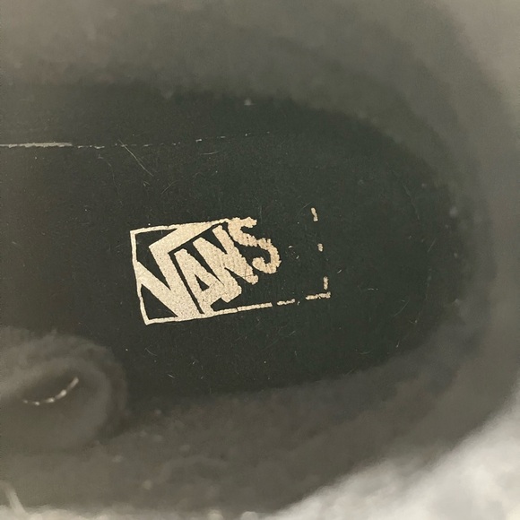 Vans Youth/Kids Skateboard suede Canvas High Top Sneakers, Size 3Y, Black/White - Picture 10 of 10